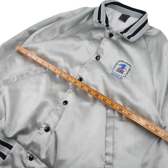 Vintage USPS Satin Bomber Jacket - Picture 7 of 9